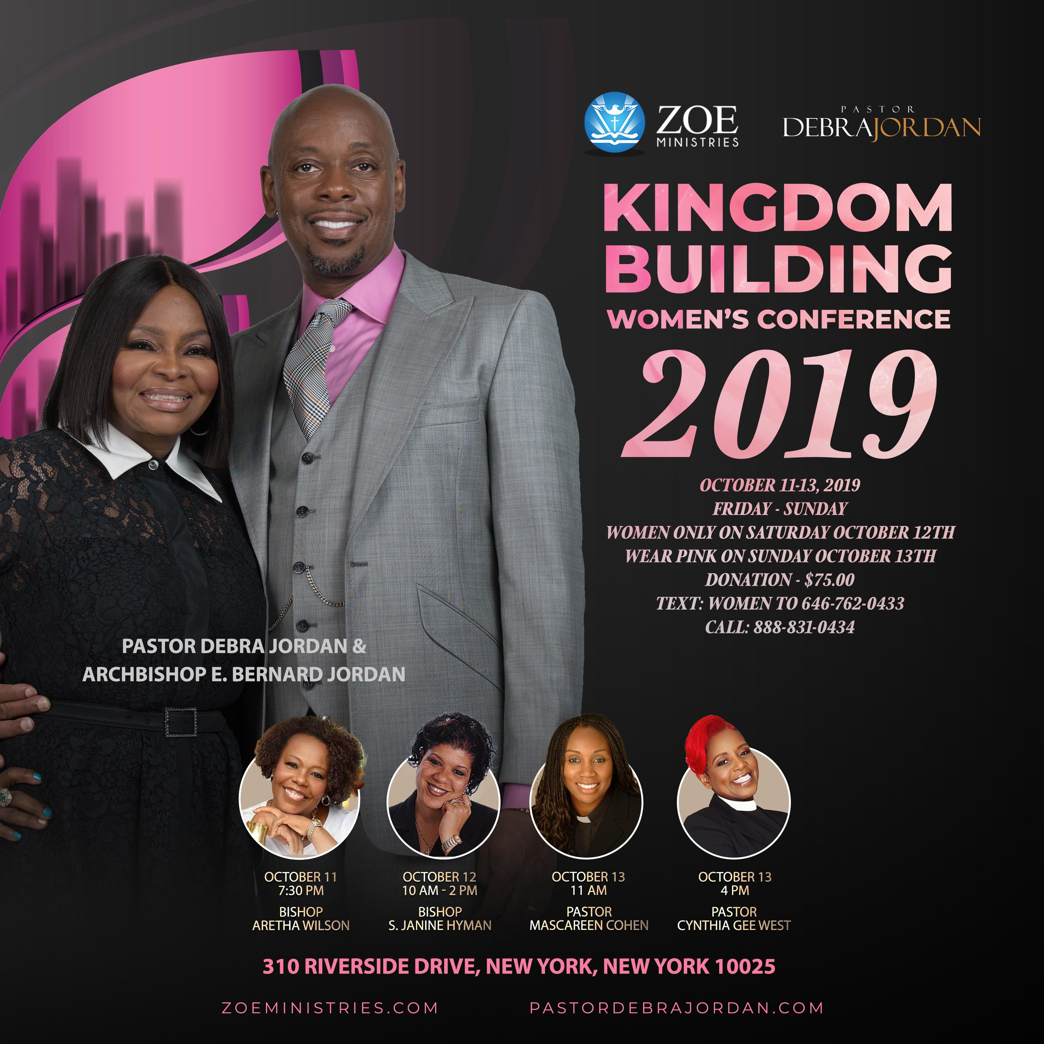 “Kingdom Building” Pastor Debra’s Women’s Conference 2019