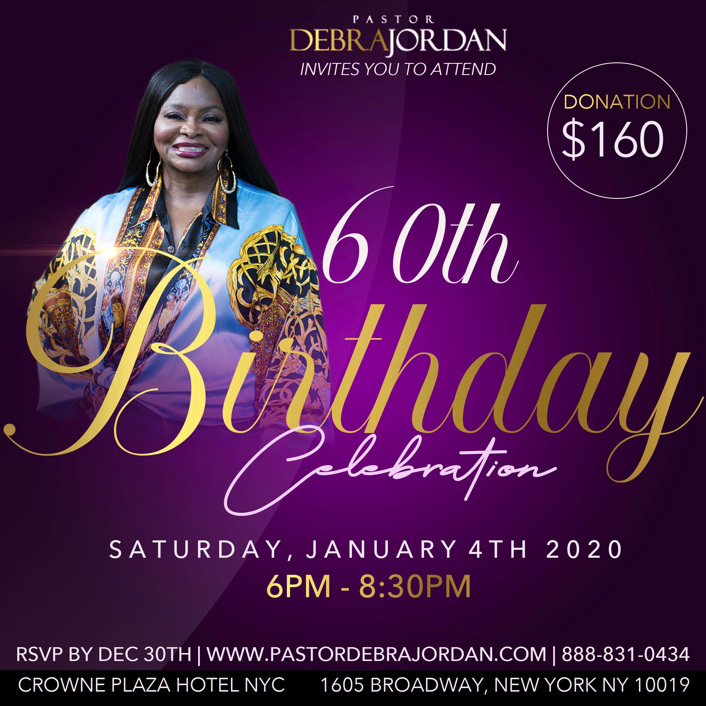 60th Birthday Celebration of Pastor Debra Jordan